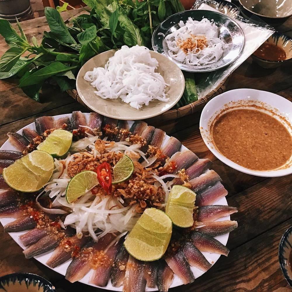 gỏi cá trích